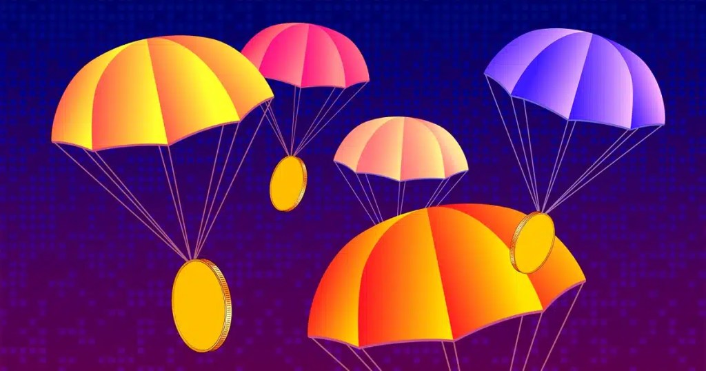 airdrops criptomoedas